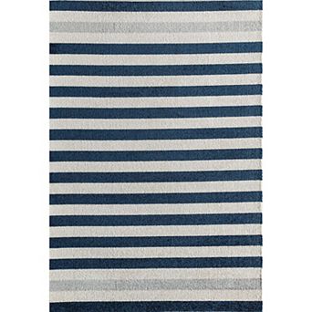Isaac Mizrahi Callum Contemporary Geometric Nautical Area Rug