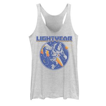 Disney / Pixar's Lightyear Juniors' Round Alt Lightyear Sketch Racerback Tank Top