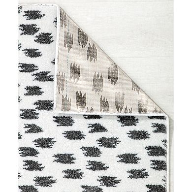 Isaac Mizrahi Callum Contemporary Geometric Seeing Spots Rug
