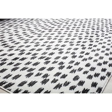 Isaac Mizrahi Callum Contemporary Geometric Seeing Spots Rug