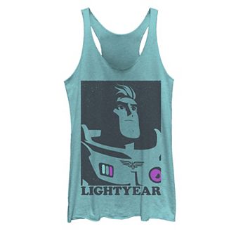 Disney / Pixar's Lightyear Buzz Juniors' Contrast Torso Racerback Tank Top