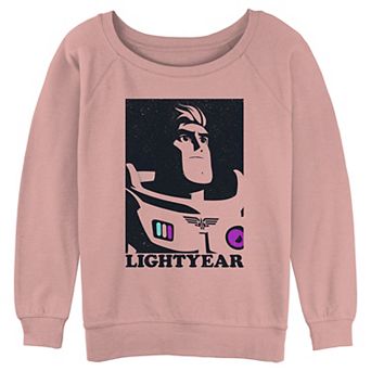 Juniors' Disney / Pixar Lightyear Buzz Lightyear Contrast Torso Slouchy Sweatshirt
