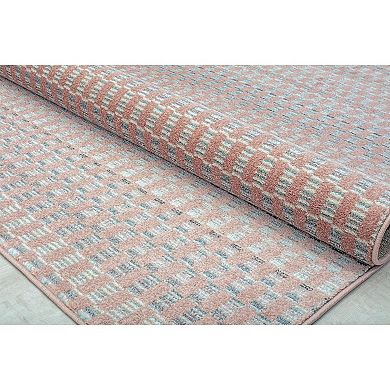 Isaac Mizrahi Callum Contemporary Geometric Uncheckered Rug