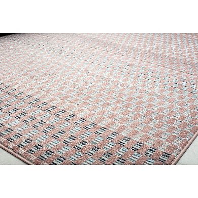Isaac Mizrahi Callum Contemporary Geometric Uncheckered Rug