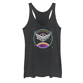 Disney / Pixar's Lightyear Juniors' Star Command Alt Logo Racerback Tank Top