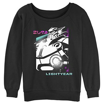 Juniors' Disney / Pixar Lightyear Emperor Zurg Spray Torso Slouchy Sweatshirt