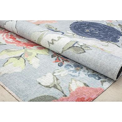 Isaac Mizrahi Eloise Contemporary Floral Blossoming Beauty Rug