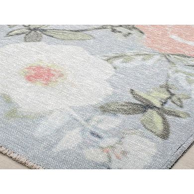 Isaac Mizrahi Eloise Contemporary Floral Blossoming Beauty Rug