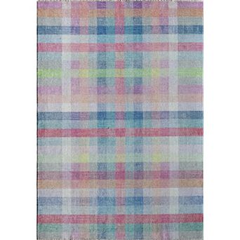 Isaac Mizrahi Eloise Contemporary Plaid Sweet Talk Rug