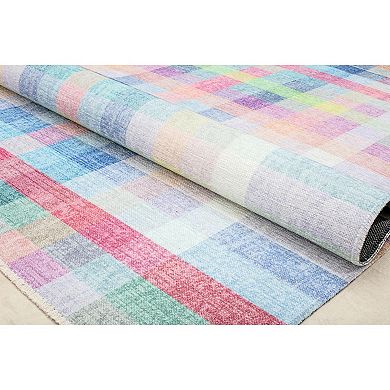 Isaac Mizrahi Eloise Contemporary Plaid Sweet Talk Rug
