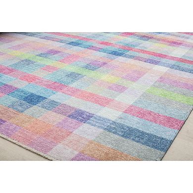 Isaac Mizrahi Eloise Contemporary Plaid Sweet Talk Rug