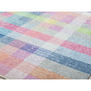 Isaac Mizrahi Eloise Contemporary Plaid Sweet Talk Rug