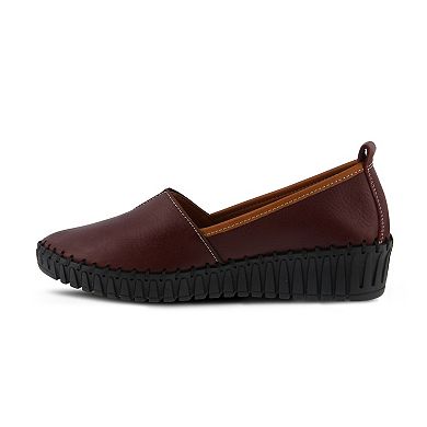 Spring Step Tispea Women's Leather Slip-On Shoes