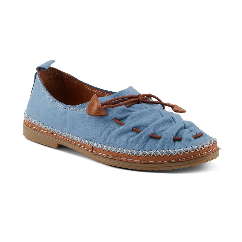 Spring Step Neeta Women's Leather Slip-On Shoes, Size: 36, Blue