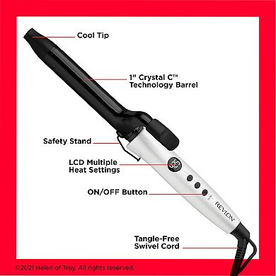 Revlon Crystal C + Ceramic 1-in. Curling Iron