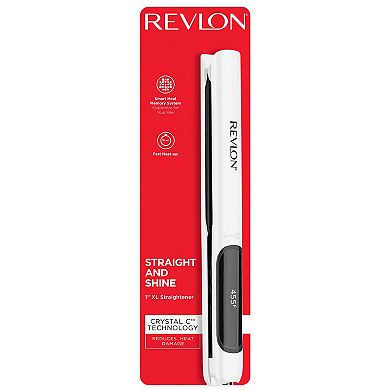 Revlon Crystal C + Ceramic 1-in. Digital Flat Iron