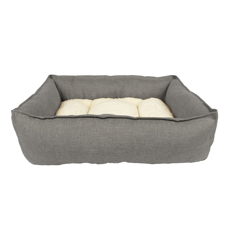 Sonoma Goods For Life Cuddler Pet Bed, Grey, Large