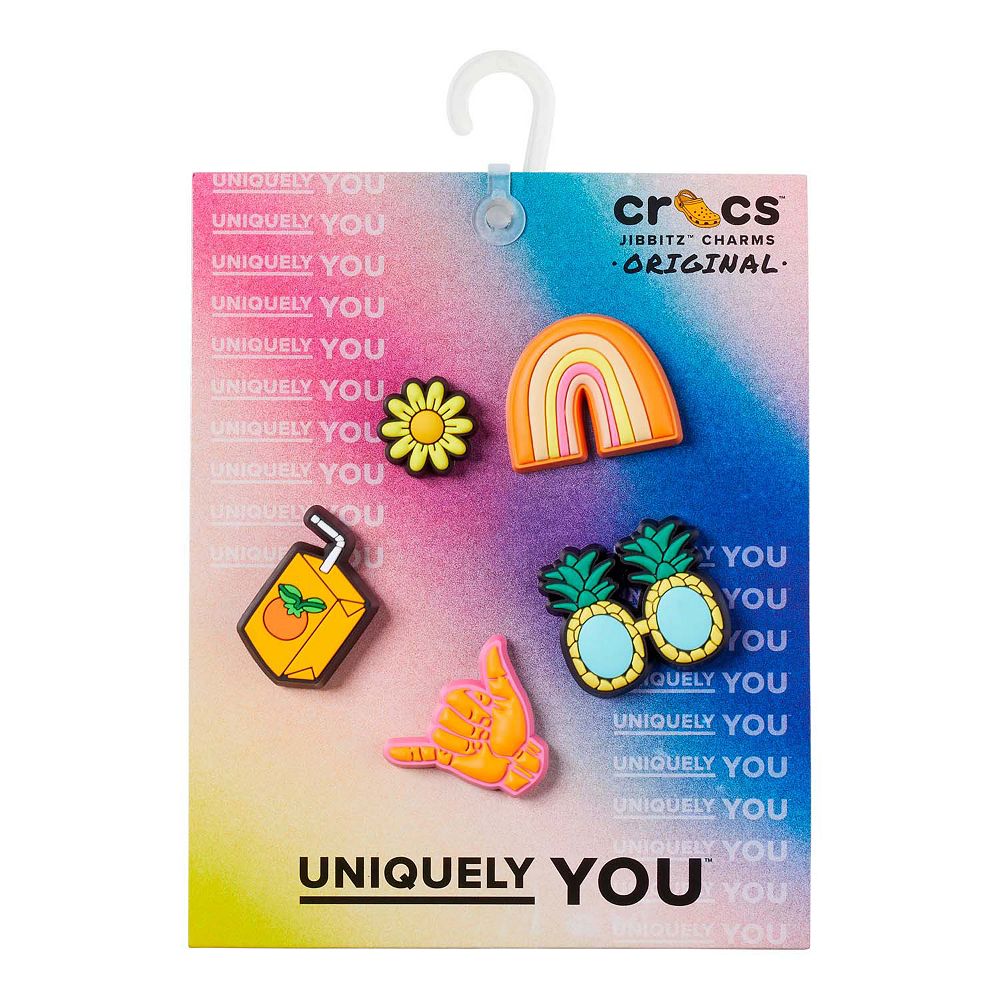 アクセサリーその他 Sunshine Is Fine 5 Jibbitz Pack - Crocs - Multi - Synthetic 5837490?wid=1000&hei=1000&