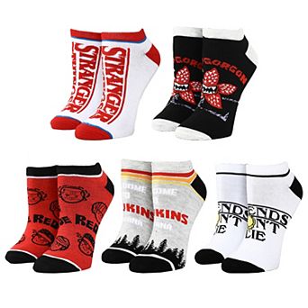 Women's Stranger Things 5-Pair Pack Ankle Socks