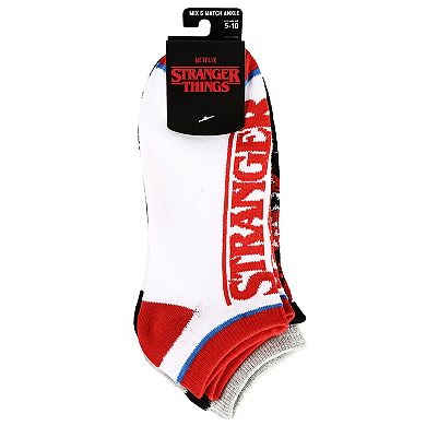 Women's Stranger Things 5-Pair Pack Ankle Socks