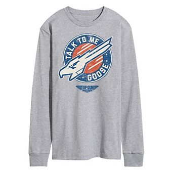 Men's Top Gun Maverick Talk To Me Goose Long Sleeve Tee