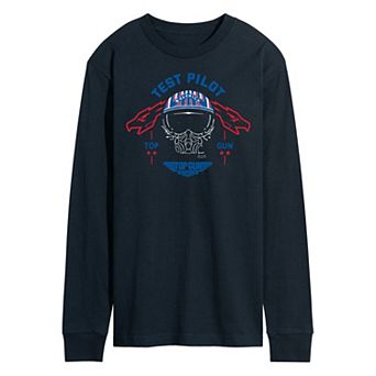 Men's Top Gun Maverick Test Pilot Long Sleeve Tee