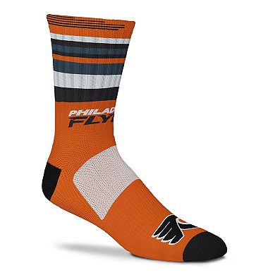 For Bare Feet Philadelphia Flyers Rave Crew Socks