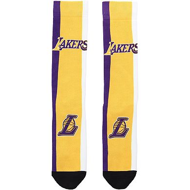 Men's Los Angeles Lakers Split Crew Socks