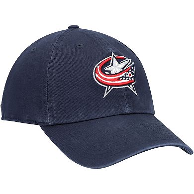 Men's '47 Navy Columbus Blue Jackets Team Clean Up Adjustable Hat