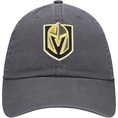 Men's '47 Charcoal Vegas Golden Knights Team Clean Up Adjustable Hat