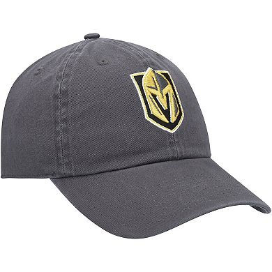 Men's '47 Charcoal Vegas Golden Knights Team Clean Up Adjustable Hat