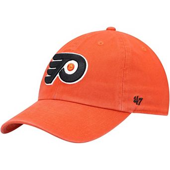Men's '47 Orange Philadelphia Flyers Team Clean Up Adjustable Hat