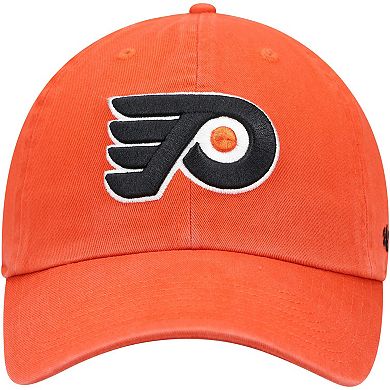 Men's '47 Orange Philadelphia Flyers Team Clean Up Adjustable Hat