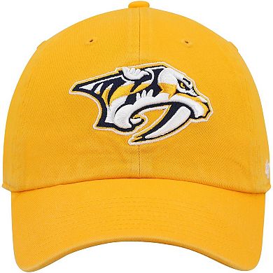 Men's '47 Gold Nashville Predators Clean Up Adjustable Hat