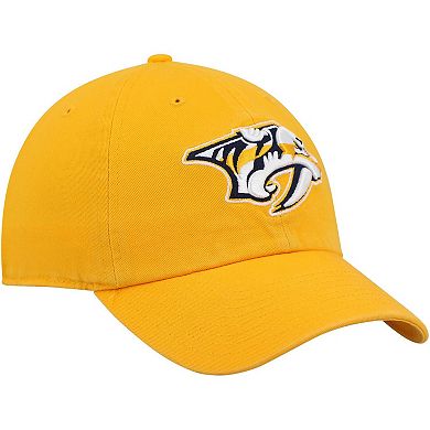 Men's '47 Gold Nashville Predators Clean Up Adjustable Hat