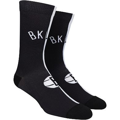 Men's Brooklyn Nets Split Crew Socks