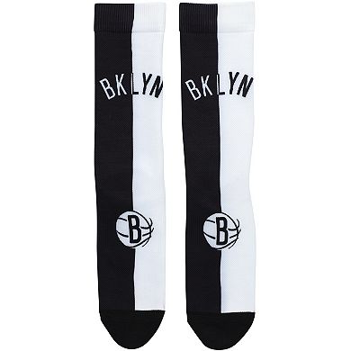 Men's Brooklyn Nets Split Crew Socks