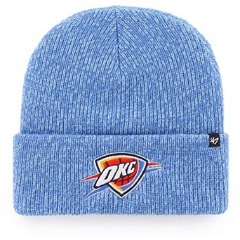 Men's '47 Blue Oklahoma City Thunder Brain Freeze Cuffed Knit Hat
