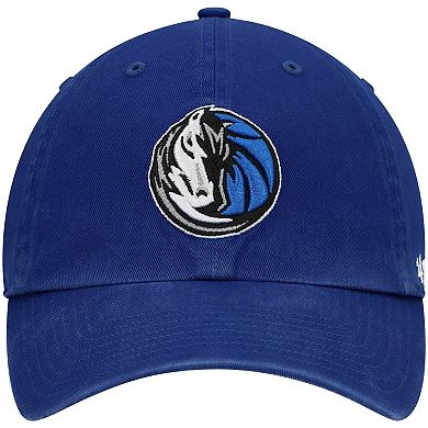 Men's '47 Royal Dallas Mavericks Team Clean Up Adjustable Hat