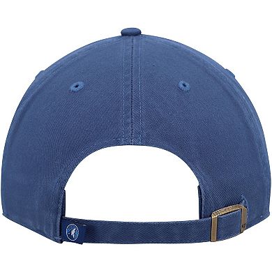 Men's '47 Navy Minnesota Timberwolves Team Clean Up Adjustable Hat