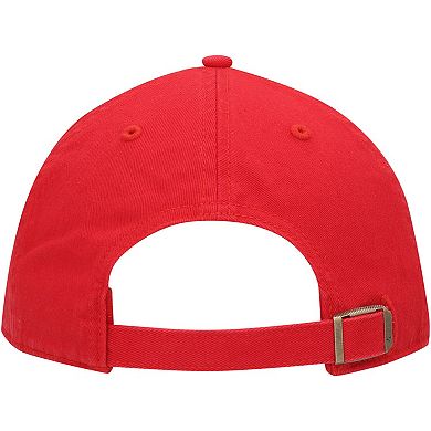 Men's '47 Red Portland Trail Blazers Logo Clean Up Adjustable Hat