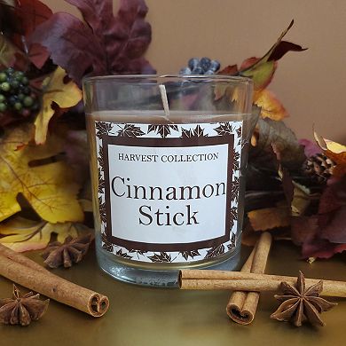 Harvest Collection Apple Orchard, Cinnamon Stick, & Pumpkin Spice Candle Jar 3-piece Set