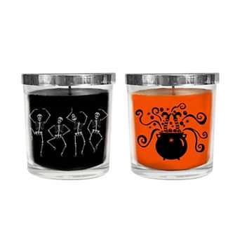 LumaBase Scented Candle Graveyard Dance & Witch's Brew 2-pack Set