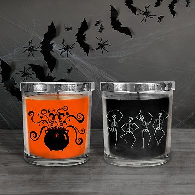 LumaBase Scented Candle Graveyard Dance & Witch's Brew 2-pack Set