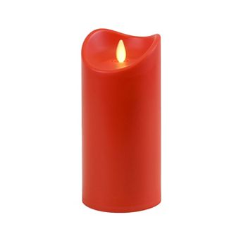 Battery Operated Moving Flame Pillar Candle