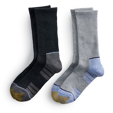 GOLDTOE 2 Pack Eco Performance Crew Socks