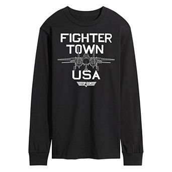 Men's Top Gun Fighter Town Long Sleeve Tee