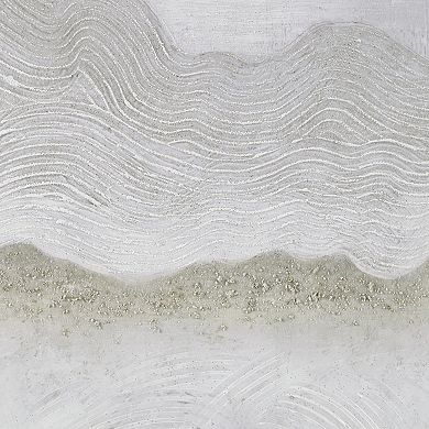 Madison Park Natural Essence Hand Embellished Abstract Glitz Canvas 5-Piece Gallery Set