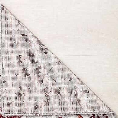 Rugs America Mason Brooks Jada Transitional Distressed Polar Symphony Area Rug