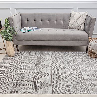 Rugs America Mason Brooks Jada Bohemian Geometric Mist Springs Area Rug